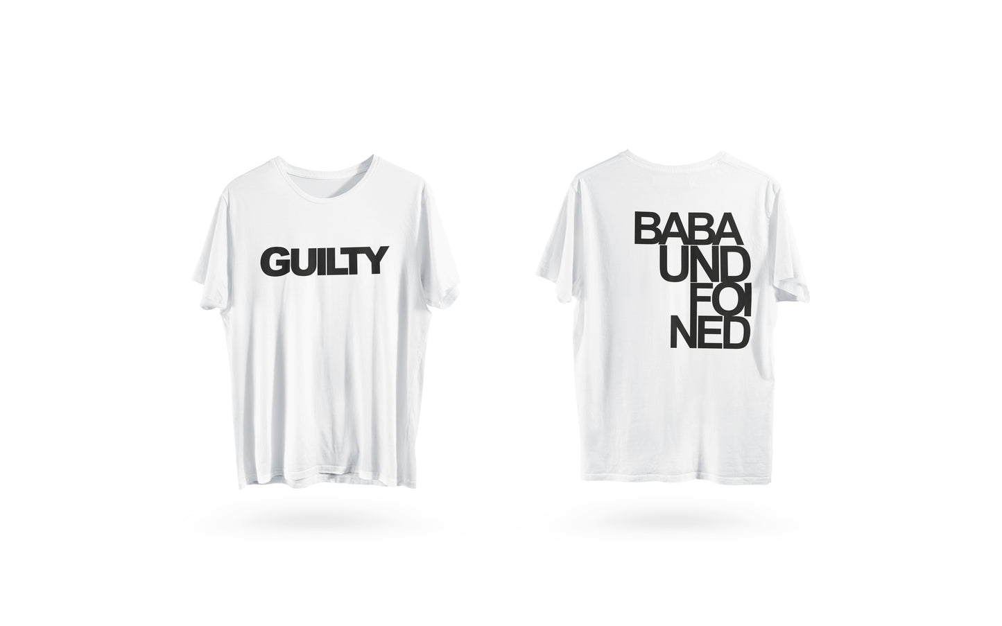 Guilty - T-Shirt "Baba und foi ned"